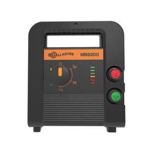 Électrificateur MBS200 Gallagher - mixte 230 V / 12 V / Solaire 