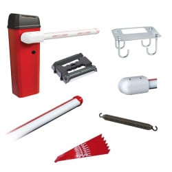 Pack complet barrière levante automatique FAAC B614 passage 4 m