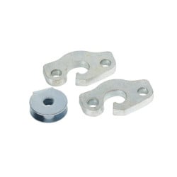 Pattes d'attache double ressort 490186 FAAC pour barrière B614