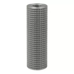 Grillage soudé Agrillage, maille carrée 20x20 mm, hauteur 100 cm, longueur 25 m