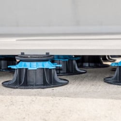 Plot Terrasse Dalle Réglable Hauteur 80-140 mm Gamme Essentiel Jouplast,  paquet de 11 unités