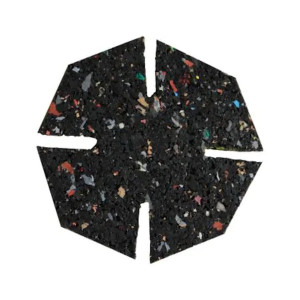 Gomme acoustique Essentiel Jouplast pour Plot Terrasse Dalle, paquet de 20 unités