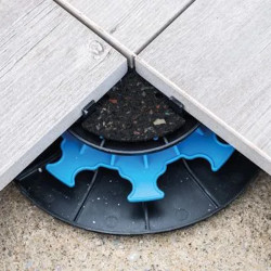 Gomme acoustique Essentiel Jouplast pour Plot Terrasse Dalle, paquet de 20 unités