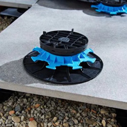 Réhausse 10mm pour Plot Terrasse Dalle Essentiel Jouplast, sac de 60 unités