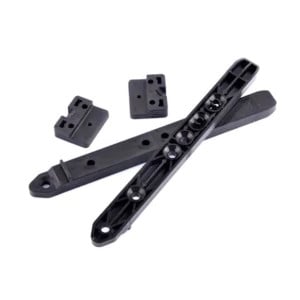 Système de fixation invisible de lame de terrasse bois, seau de 64 fixations et 20 taquets