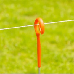Fil conducteur clôture Vidoflex 9 Turboline blanc long. 400 m (twine/torsadé)