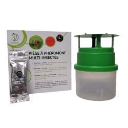 Kit Buis : 1 piège Smart Trap + 1 phéromone seringue Box T Pro Caps contre la pyrale du buis (Cydalima perspectalis)