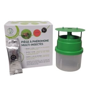 Kit Pin : 1 piège Smart Trap + 1 phéromone seringue Pine T Pro Caps contre la processionnaire du pin (Thaumetopoea pityocampa)
