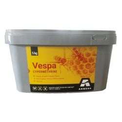Poudre insecticide guêpes frelons Vespa -Seau 5 kg