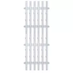 Corset métallique 6 barres verticales, pour protection des troncs, haut. 170 cm - Pack de 5