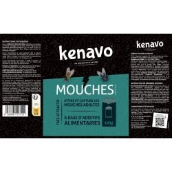 Attractif KENAVO® Mouches, pour piège à mouche, sachet 125 gr.