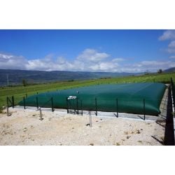 Réserve Citerne souple incendie 30m3 - 1 col de cygne inox hors gel, options au choix