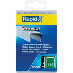 Agrafes en fil plat galva n°140/10 mm Rapid (x5000)