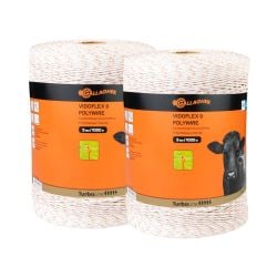 Fil conducteur clôture Vidoflex 9 TurboLine Plus diam. 3 mm, long. 1000 m Gallagher, 2 pcs