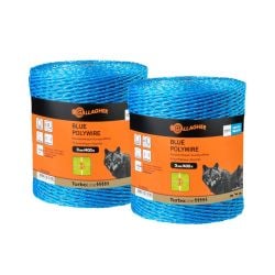 Fil synthétique TurboLine bleu long. 400 m Gallagher, 2 pcs