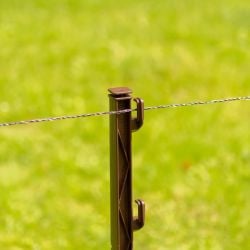 Fil conducteur clôture Vidoflex 6 PowerLine marron long. 200 m Gallagher