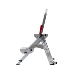 Marche-pieds pliant professionnel aluminium 2 marches, hauteur travail max. 2,44 m