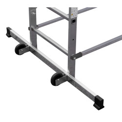 Échafaudage aluminium multifonction pliable 4 en 1 Fast&Lock 200, hauteur travail max. 2,87 m ou 3, 99 m