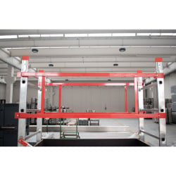 Échafaudage tour mobile aluminium hauteur max plateau 1 m, hauteur travail max. 3 m