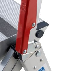 Marche-pieds pliant professionnel aluminium 2 marches, hauteur travail max. 2,44 m