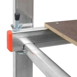 Échafaudage aluminium multifonction pliable 4 en 1 Fast&Lock 200, hauteur travail max. 2,87 m ou 3, 99 m