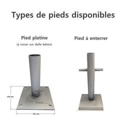 Abri bâché Bati-Ser Axame, 6 x 8 m, pieds droits AXAMBAT68PEPCPC
