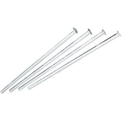 Jeu de 4 pitons d'ancrage acier galvanisé 500 mm, diamètre 14 mm
