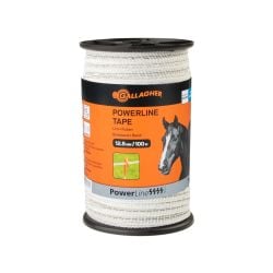 Ruban conducteur blanc PowerLine 12,5 mm Gallagher