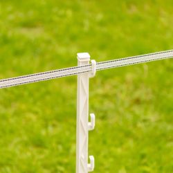 Ruban blanc conducteur 20 mm PowerLine long. 200 m Gallagher