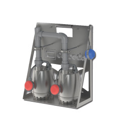 Kit de Relevage pour Eau Pluviale et de Relevage Calpeda EP GXRM 9, Mono 230 V, 1,10 kW, 9,5 A
