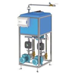 Gestionnaire d'eau de pluie 150 L GEP-TWIN150 EMT NGX3-100 PZ, pompes NGX 3-100, sondes PZ