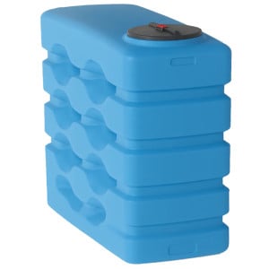 Cuve de stockage eau de pluie, aérienne CP 2000 Calppeda avec couvercle