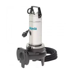 Pompe de relevage vortex monophasée GQVM 50-8 -20 M Calpeda, eau chargée inox 0,55 Kw, sortie horizontale (sans fiche mâle)