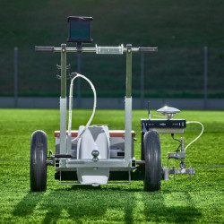 Appareil traçage semi autonome SWOZI Push, tablette Samsung pro, abonnement annuel 3 sports (foot, rugby, athlétisme), base RTK
