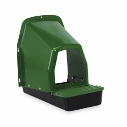 Nid pondoir poules plastique avec panier cuvette