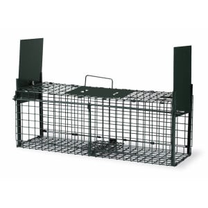 Piège cage pliable peint 2 portes, 190 x 620 x 210 cm