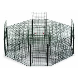 Piège cage octogonale, Ø 100 x 30 cm