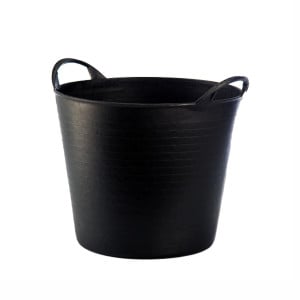 Seau panier flexible 26 L noir recyclé