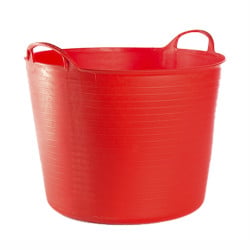 Seau panier flexible 42 L rouge