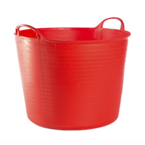 Seau panier flexible 42 L rouge
