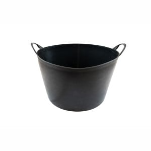 Seau panier flexible 65 L noir recyclé