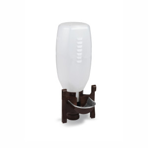 Abreuvoir plastique coupelle inox bouteille 2 l