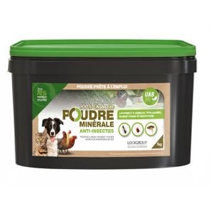 Poudre minéral anti-insectes rampants, seau 5 kg