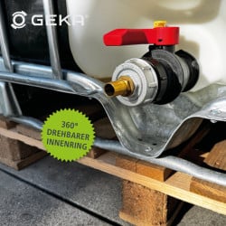 Kit GEKA plus adaptateur IBC, S60x6, a. douille 3/4"