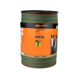 Ruban TurboStar 40 mm renforcé long. 200 m vert Gallagher