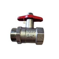 DESTOCKAGE : Clapet à bille mâle/femelle 3/4" pour lances d'arrosage Soft Rain, Vario et Sport Geka