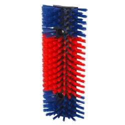 Brosse à gratter demi-ronde Betty, 50x22 cm, rouge et bleu Kerbl