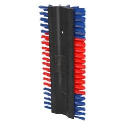 Brosse à gratter demi-ronde Betty, 50x22 cm, rouge et bleu Kerbl