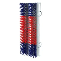 Brosse HappyCow Bully, 90x30 cm, rouge et bleu Kerbl