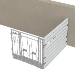 Extension de box à veau individuel placé contre un mur Kerbl